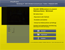 Tablet Screenshot of naehmaschinen-werkstatt.de